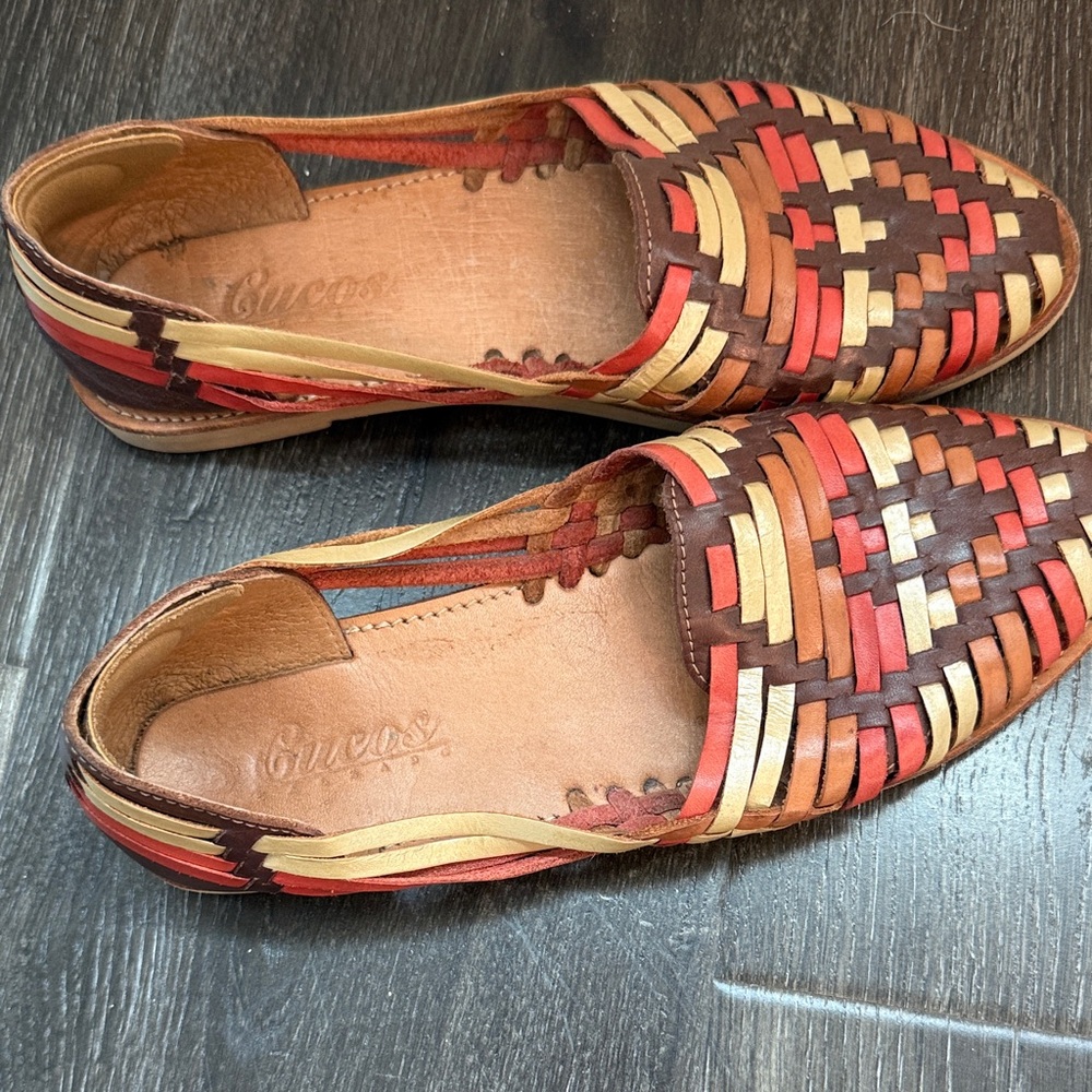Women’s handmade Mexican Leather huaraches